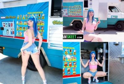 Gorgeous Jewelz Blu does a Cock for Ice Cream Hot Day หนังxxx